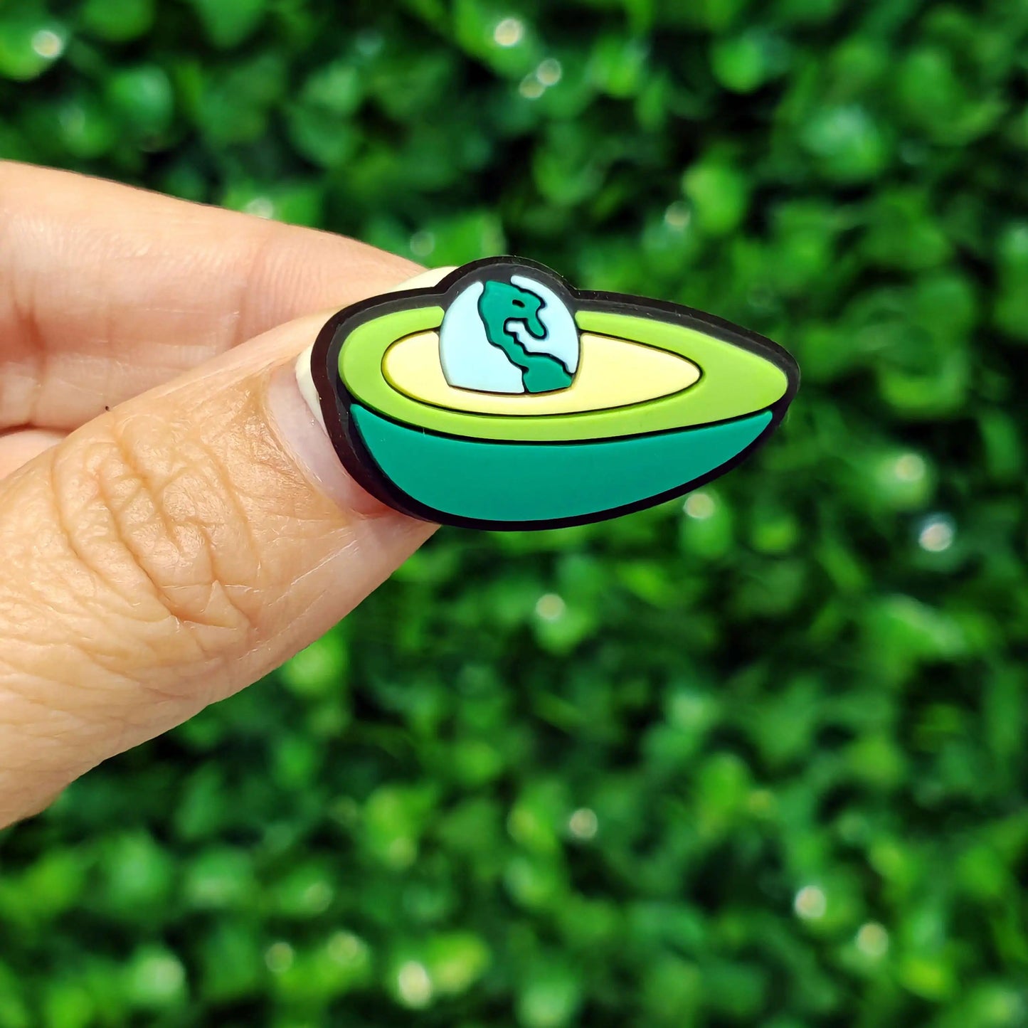 New 1-100pcs Cartoon Fruit Avocado Mom Love Guitar PVC Shoe Charms Accessories Hole Slippers Decorations Kids Birthday Present
