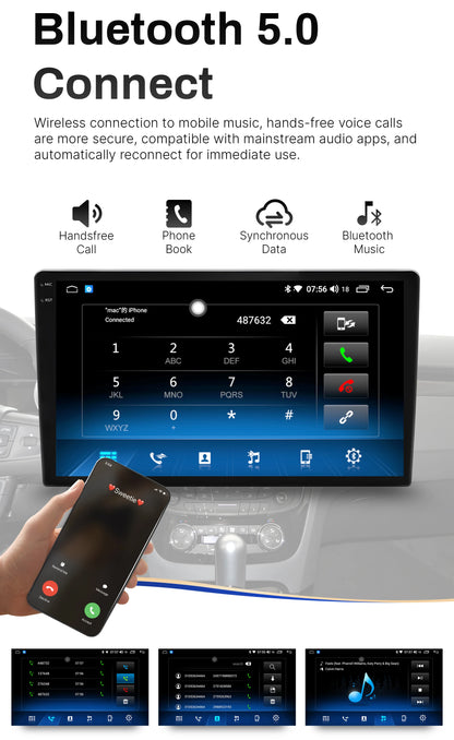 9" Car Radio For Peugeot 301 Citroen Elysee 2013-2018 Android 16 Wireless BT Carplay Multimedia Navigation Touch 2K QLED Screen