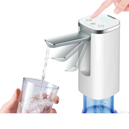 Automatic Folding Water Dispenser Household Bottled Water Fingerprint Child Lock Electric Small Mineral Water Suction Machine