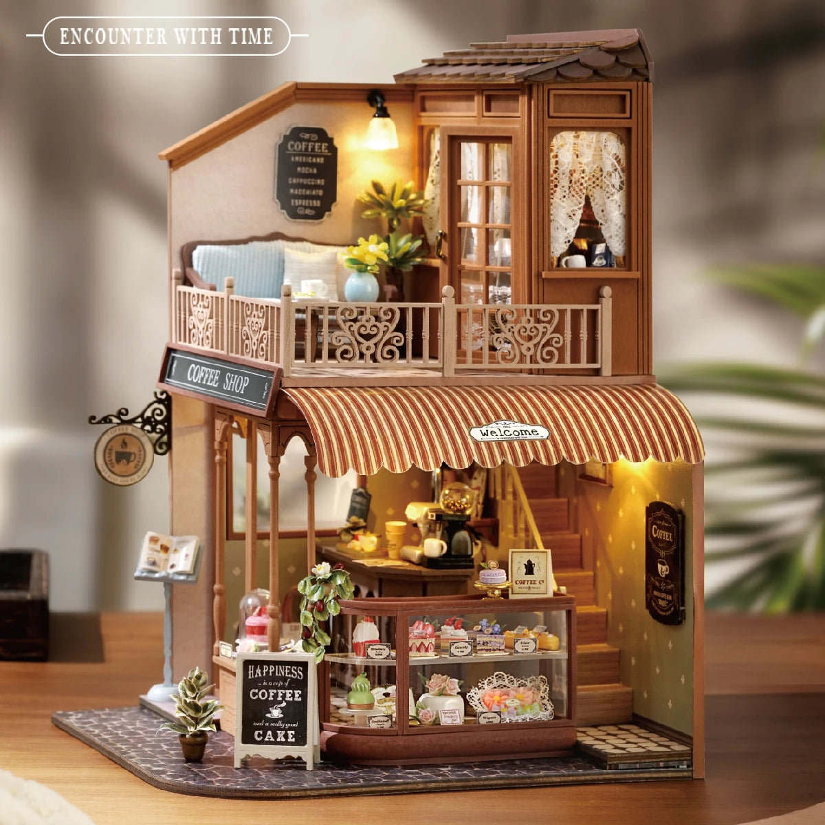 New Diy Big Wooden Dollhouse  Furniture Light Kit Doll House Casa Miniature Accessories Handmade Wooden Toys Birthday Gifts