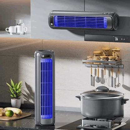 Portable Air Conditioner Fan Rechargeable Wall Mounted Small Fan Non-drilling Silent Summer Cooling Fan