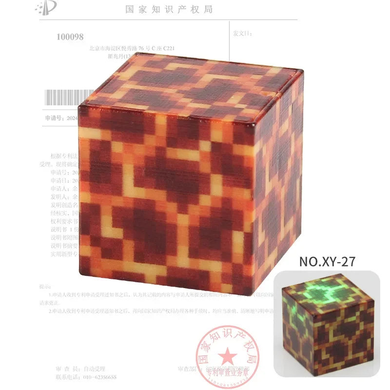 2CM Light-up Magnetic Square Building Blocks Replacement Parts DIY Educational Assembly Street Scene Lamp Bricks Kid Toy