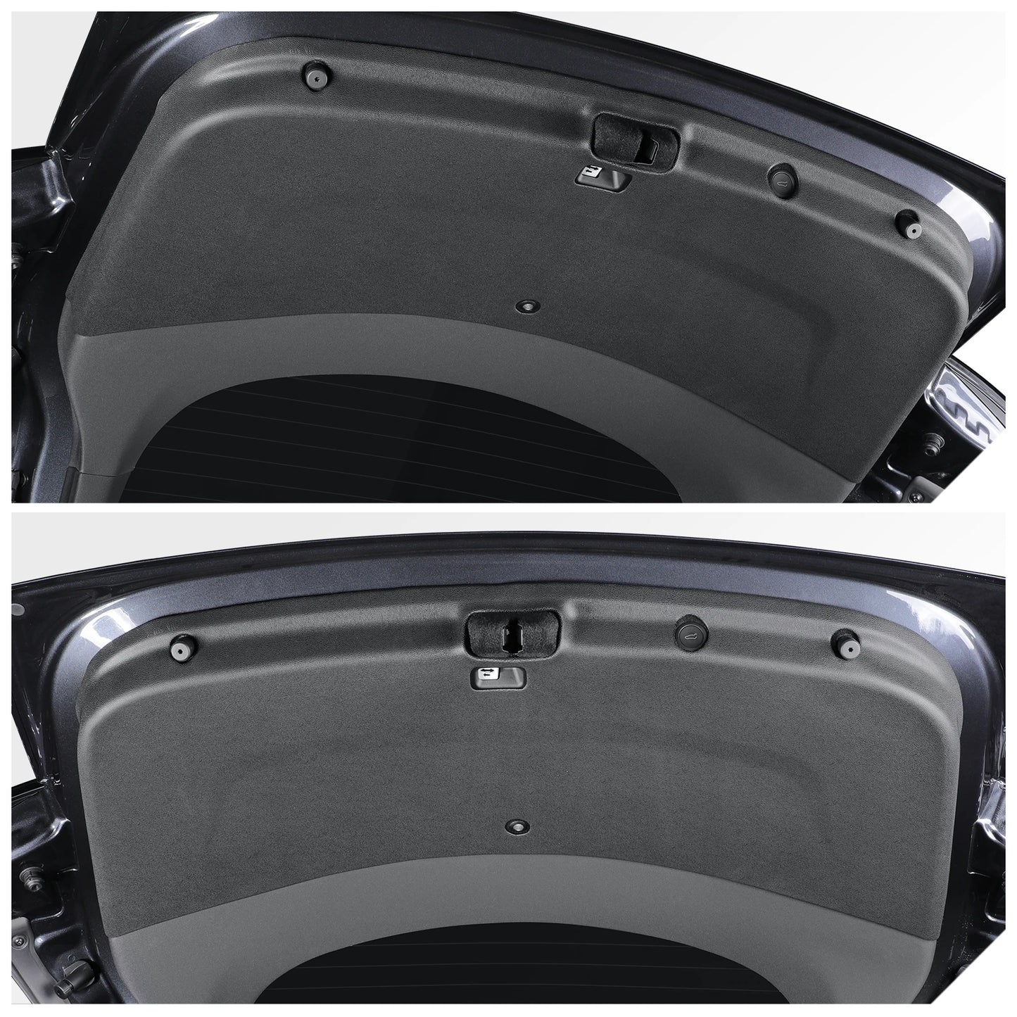 LUCKEASY for Tesla Model Y Launch 2025+ Juniper Rear Trunk Door Anti-dirt Mat TPE Trunk Tailgate Protection Pad Car Accessories
