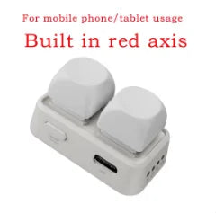 New Keypad Dual Button E-book Page Turner For Tablet Mobile Phone Blue Tooth Remote Control Swipe Short Videos For Android/IOS