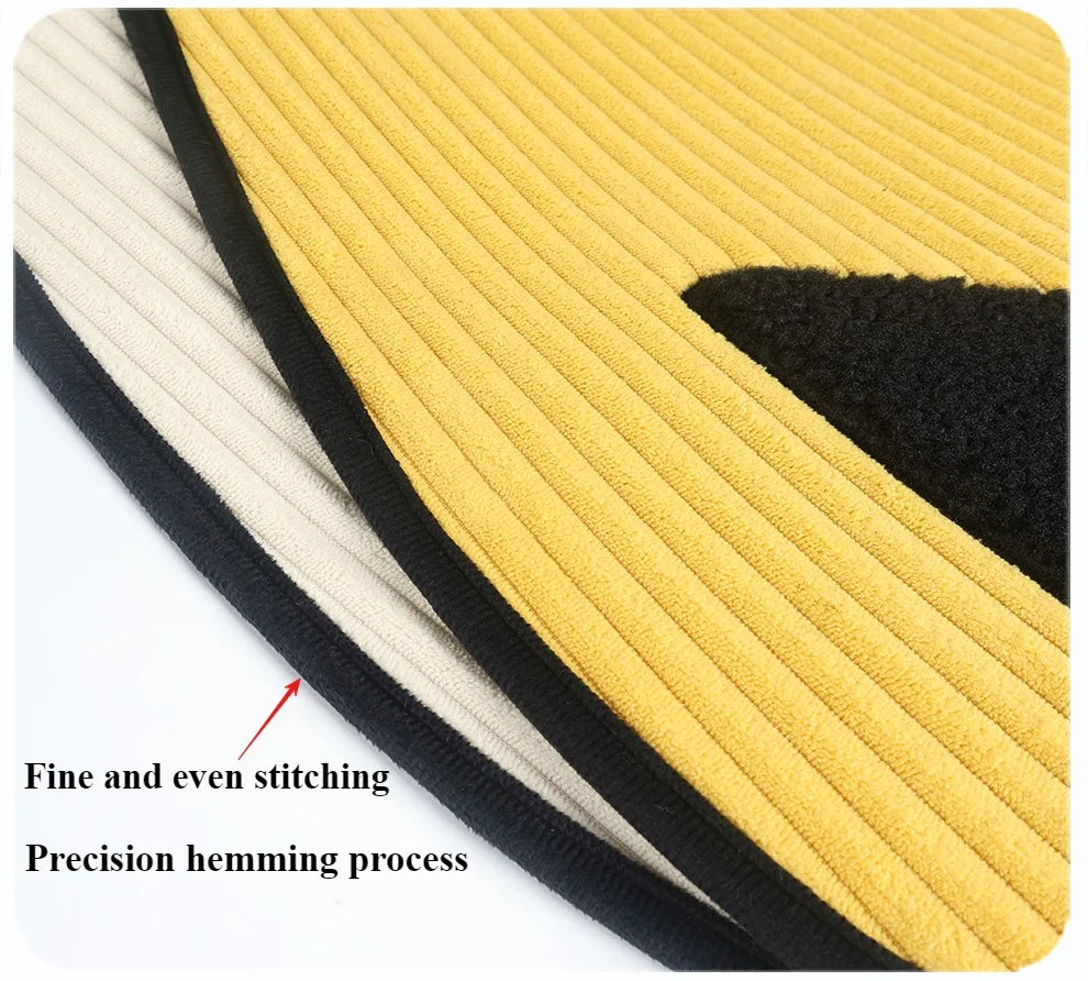 Lucky Kitten car seat covers, Corduroy Seat Cushion with Storage Bag Suitable for More Than 95% Car Models Trucks, Sedans SUVs