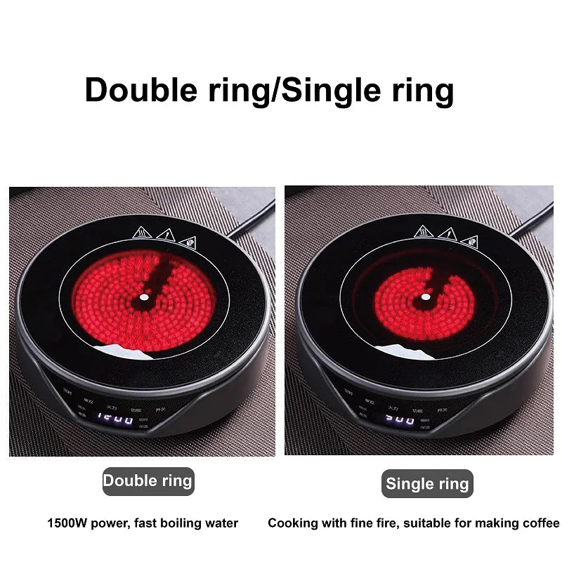 110V/220V Electric Ceramic Stove Home Coffee Electric Hot Plate Heater Stove 4 Gear  Heating Furnace Mini Tea Maker Water Boiler