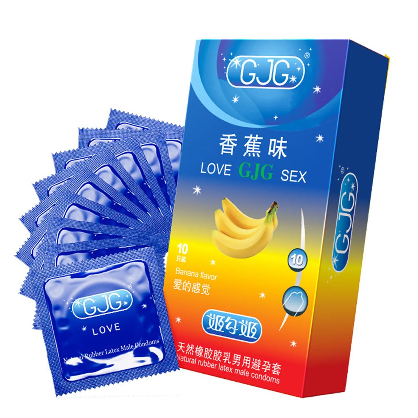 10pcs Fruit Flavor Ultra Thin Condoms Adults Toys For Men 18+ Extra Lubricated Penis Sleeve Male Delay Enhancement Sex Products