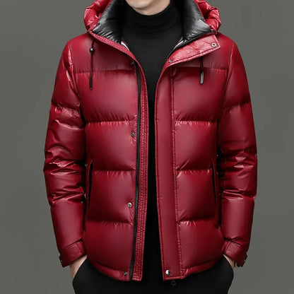 New arrival winter jacket 90% white duck down jackets men,mens thicken warm parkas winter down coat,autumn hooded parkas men