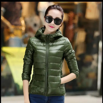 Ultra-Value Ultra-Light 90 down Cotton Men's Stand Collar Warm Coat Standard Fit Short Style Spring Youth Trend Bamboo Brand