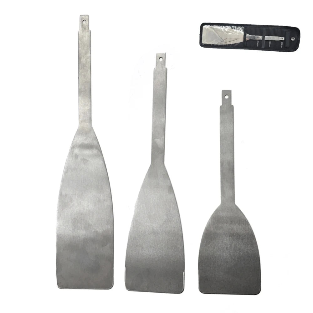 3Pcs Stainless Steel Glue Scraper Blade Windshield Electric Disassembly Knife Auto Repair Tool Scraper Glass Disassembler Tools