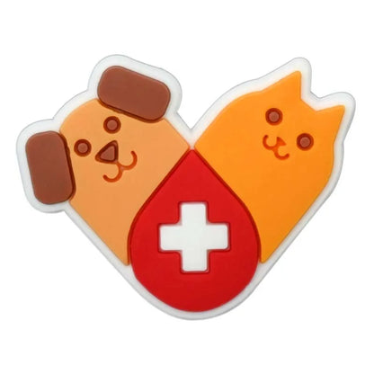 Pet hospital veterinarian Love dogs Shoes Charms DIY PVC Shoe bag Accessories Forenthusiasts Wristband Kids Party X-mas Gifts