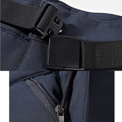 Men's Skiing Pants Camping Fleece Lined Waterproof Winter Insulated Hiking Trekking Trousers Outdoor Work Hunting
