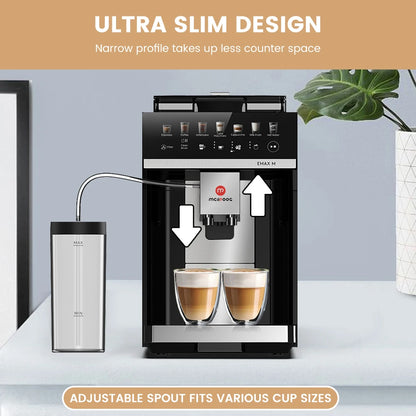 Mcilpoog M3 Automatic Espresso Machine ，Built-In Milk Frother & Tank, 7 Coffee Varieties, Shipping from Australian