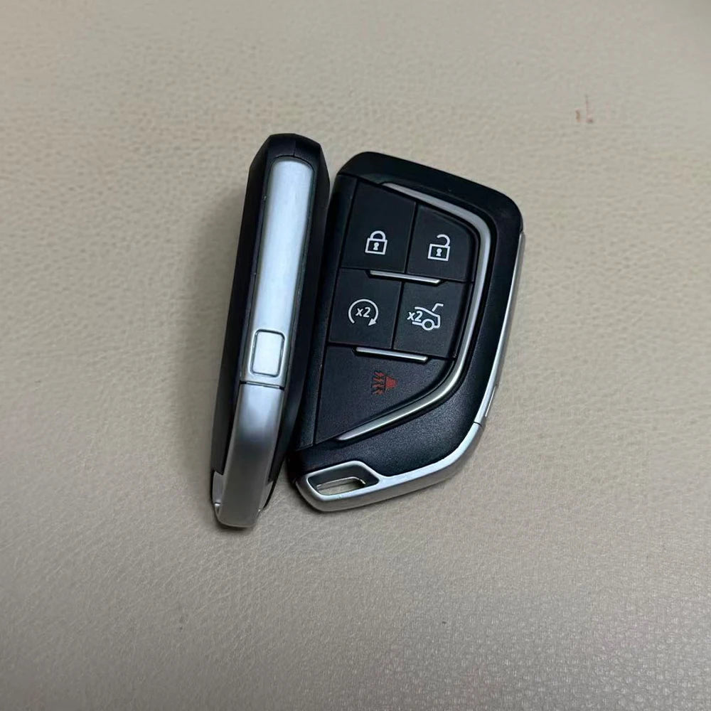 4 5 Buttons Original-Size Car Key Fob Shell Case Housing for Cadillac XT4 CT6 ATS Escalade ESV DTS ELR STS Xt5 XTS CTS SRX ATSL