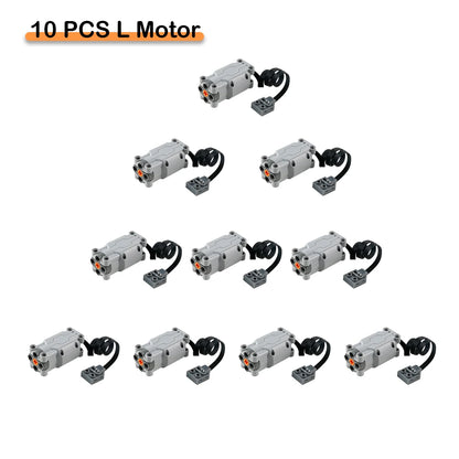 1/2/4/10PCS Generation 2 New MOC Power Function Parts L Servo Motor Power Modification Technical Bricks Educational Toy Kid Gift
