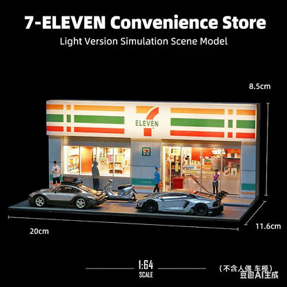 Collector 1: 64711 Convenience Store Mini House Sand Table Street View Ornament Miniature Building Model Props