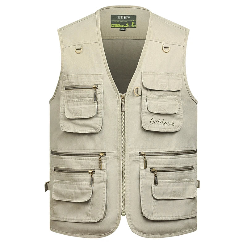 New Style Vest, Outdoor Activities, Rock Climbing, Hiking, Camping, Fishing, Mountain Climbing, Photography, Multi-pocket Vest