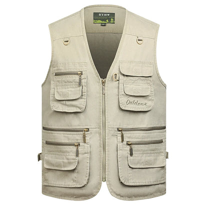 New Style Vest, Outdoor Activities, Rock Climbing, Hiking, Camping, Fishing, Mountain Climbing, Photography, Multi-pocket Vest