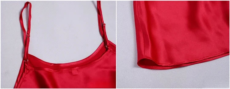 Women's 100% Mulberry Silk 16 momme Spaghetti Strap Camisole Tank Top Vest Sleepwear M-4XL YM002