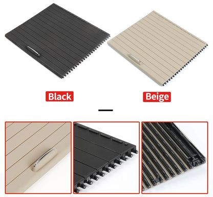 New  Car Center Console Shutters Cup Holder Slide Roller Blind Cover For Mercedes Benz Ml/Gl/Gle/Gls Class W166 W292 2012-2018