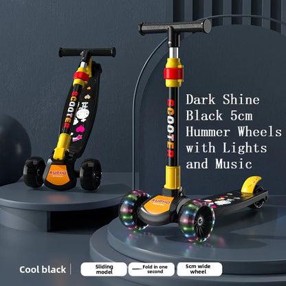 Children’s scooter for 14-year-olds:suitable for boys and girls, designed to help children develop their sense of balance