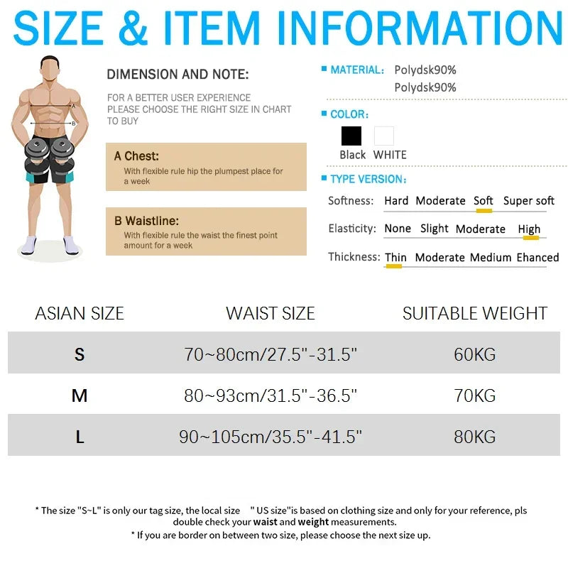 1/2 PCS Men Body Shaper Slimming Waist Cinchers Trainer Belt Tummy Control Shaping Stomach Band Abdomen Compression Shapewear