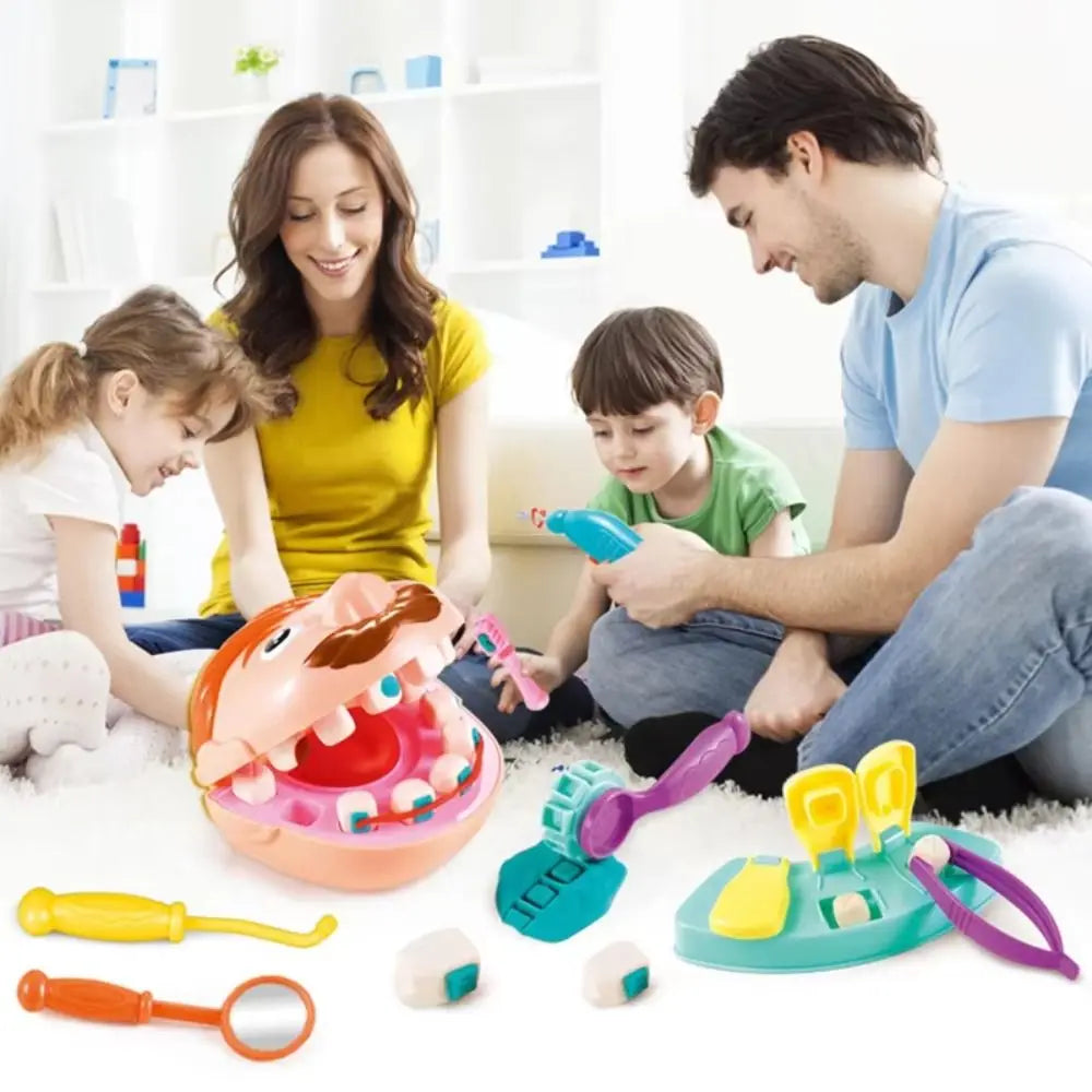 Mud Children Doctor Set Role Play Montessori Doctor Pretend Play Kit Early Learning Exquisite Puzzle Doctor