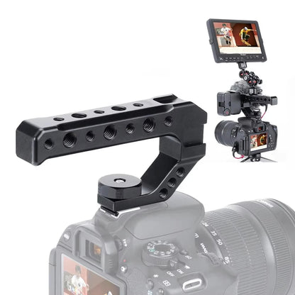 DSLR Camera Top Handle Grip Mirrorless Smallrig Camera Cold Shoe Adapter Mount Hand Held Stabilizer Camera Accessory Top Handle
