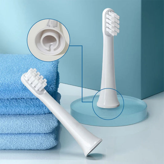 Brush Heads for XIAOMI T100 20/50/100Pcs Sonic Electric Toothbrush Soft DuPont Bristle Brush Vacuum Nozzles Refills