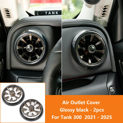 For GWM Tank 300 2021-2025 Interior Air Conditioner Vent Cover Sun Visor Light Shield Decoration Modification Cover Accessories