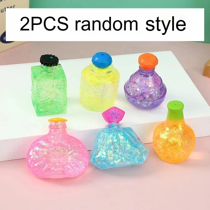 Taba Squishy Perfume Bottle Maltose Fidget Toy Soft Maltose Slow Rebound Stress Relief Squeeze Sensory Toy for Adults Gifts