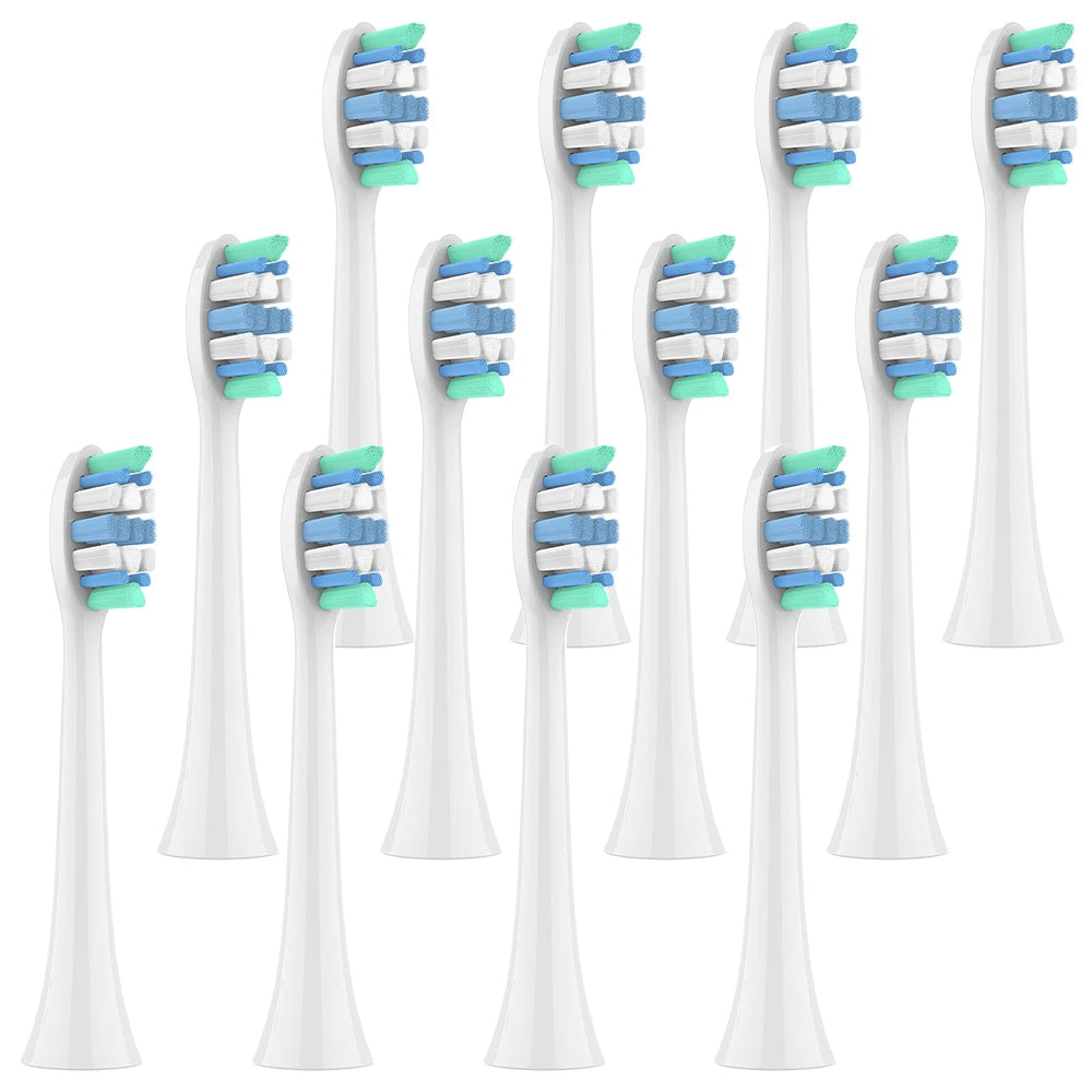 4 8 12 20 Pack Replacement Brush Heads Compatible with Philips Sonicare Click-on Electric Toothbrush, Toothbrushes Head Refills