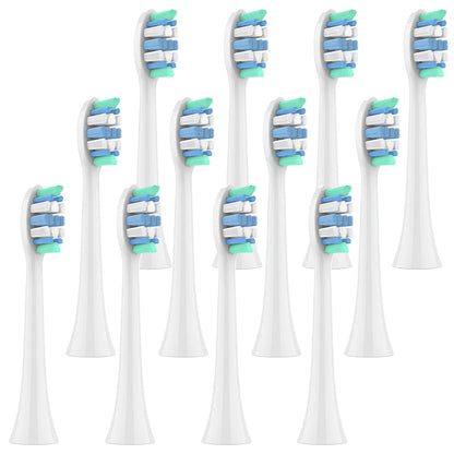 4 8 12 20 Pack Replacement Brush Heads Compatible with Philips Sonicare Click-on Electric Toothbrush, Toothbrushes Head Refills