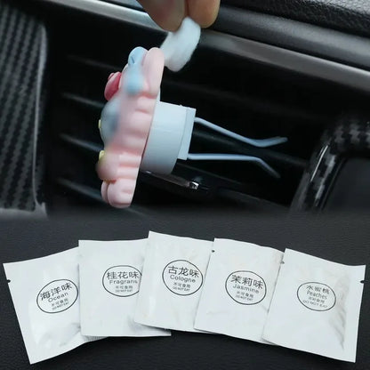 Car Air Freshener Solid Perfume Tablets Air Vent Perfume Refill Fragrances Car Interior Perfume Diffuser Tablet Accessories