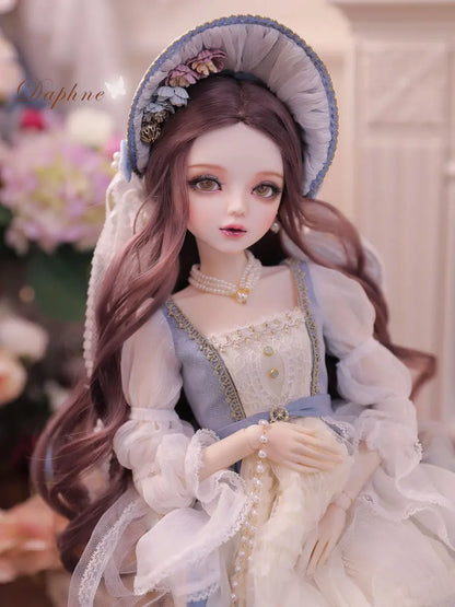Daphne 1/3 Scale Mjd Ball Jointed Doll Full Set Moveable Two Tone Eyes Vintage Lace Dress Replaceable Outfit Adult Collection