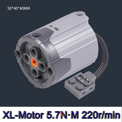 Technical Electronic Building Block MOC Refit Accessories Micro-motor RC Power Functions Parts Creative DIY Car Bricks Kids Toys