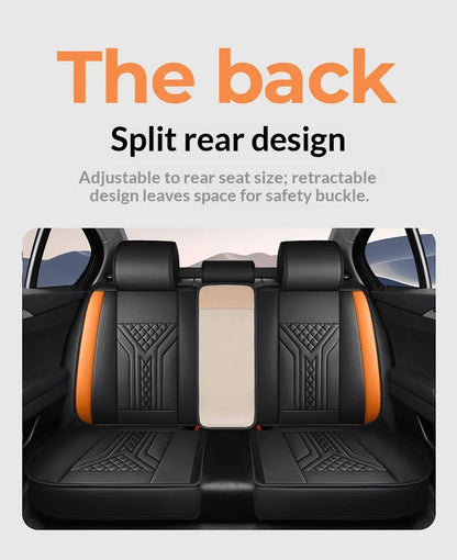 Five-seat universal car seat covers, suitable for all seasons and most vehicles.