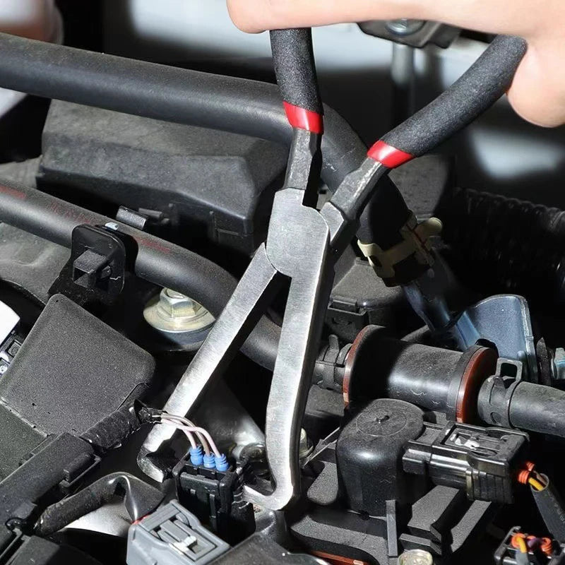 3PCS 8" 60-Degree Electrical Disconnect Pliers For Automotive Connectors Sensors - Angled Wire Plug Removal Tool Auto CAR