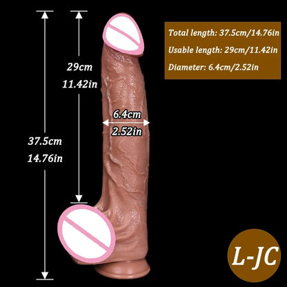 3Colors Penis Super Realistic Veins Soft Dildo Male Silicone Genitals Vaginal Masturbation Suction Cup Dick Woman Anal Sex Toy