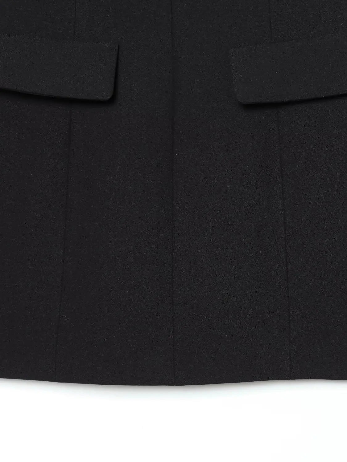 ZARK Fashionable round Neck Bubble Sleeve Short Dress Polyester High Waist Skirt for Women City Commuting Casual Wear Zipper ...