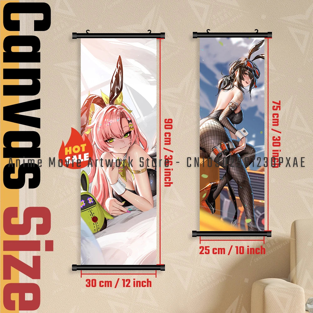 Zenless Zone Zero Game Figures Home Decor Prints Painting Pictures Wall Art HD Kawaii Canvas Poster Bedside Background No Frame