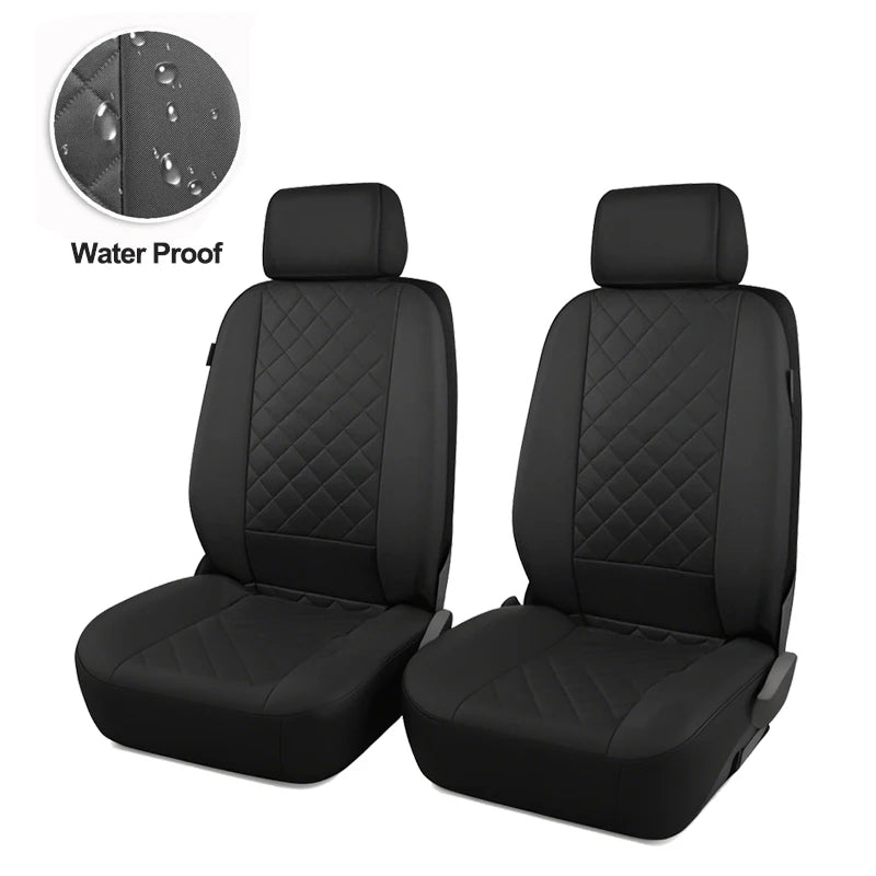 AUTOKING Universal size waterproof Seat covers for car SUV truck vans Oxford fabric 2 front car seat covers Wear resistant
