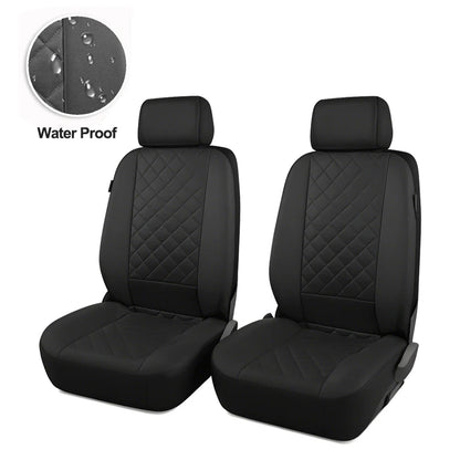 AUTOKING Universal size waterproof Seat covers for car SUV truck vans Oxford fabric 2 front car seat covers Wear resistant