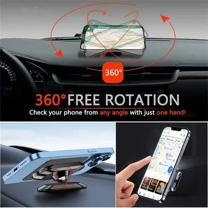 New Magnetic Car Phone Holder For iPhone 15 14 13 12 11 Samsung Redmi Mobile Cell Phone Holder Stand Magnet Mount Bracket In Car