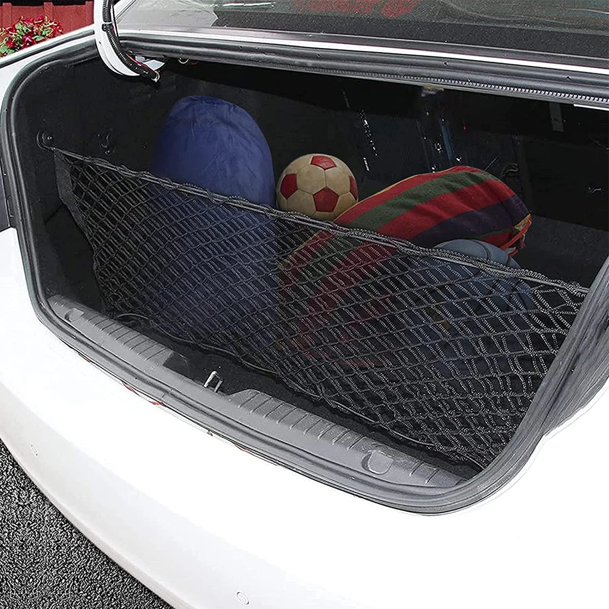 Car Roof Storage Net Pocket Car Roof Net Pocket Strong Load-Bearing Large Capacity Luggage Suspension Net Car Storage
