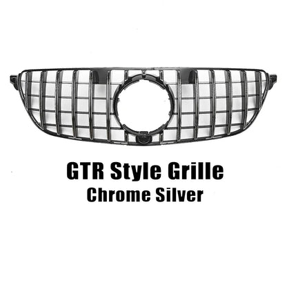 XVIP Front Chrome Diamonds Style Racing Grille For Mercedes Benz GLE C292 GLE350 GLE450 GLE500 GLE43 AMG 2016-2019 Upper Grilles