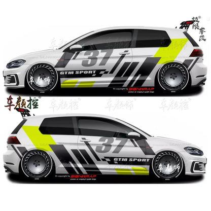 Car stickers For Volkswagen Golf8 MK5 MK6 MK7 GTI POLO customized exterior design sporty fashionable decals Vinyl  Accessories