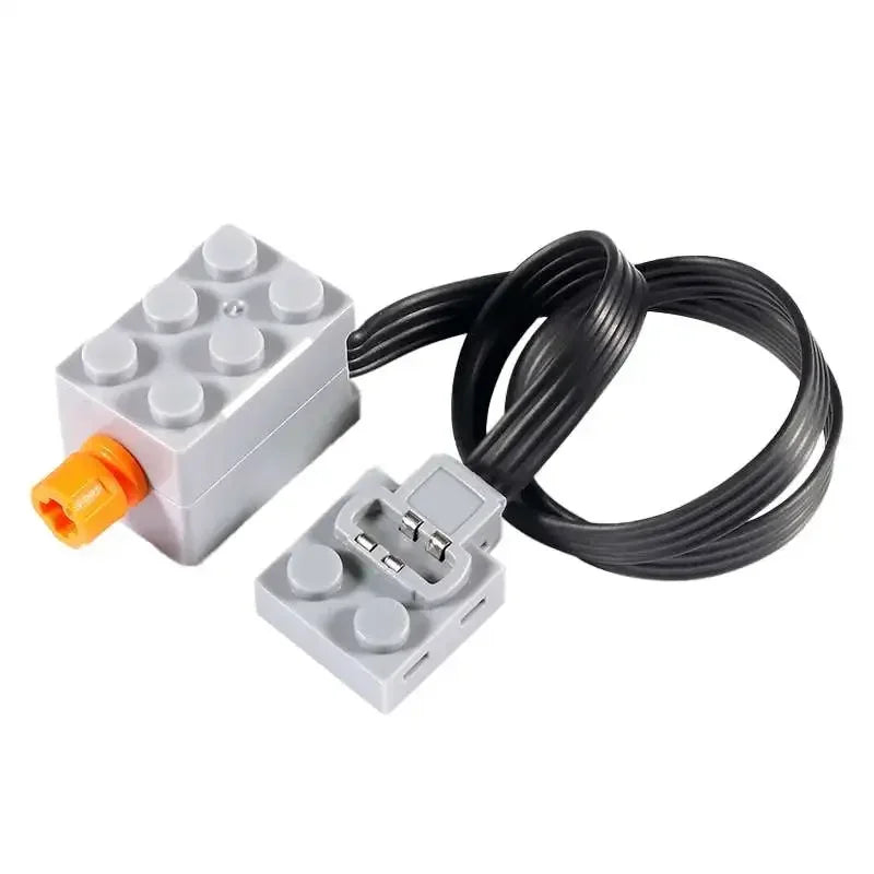 2PCS/Set S Drive Motor MOC Technology Bricks Parts Power Functions Modified Micro Motor DIY Toys Model Building Blocks Accessory