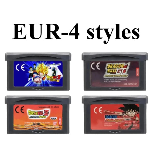 Dragon Ball Z GT GBA Game Cartridge Legacy of Goku Buu's Fury for Advance Retro Action Game Card for Anime Fans Collection