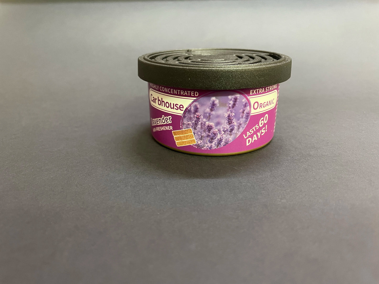 organic air freshener tank, bubble gum scent, 3 anti-spill blocks per can, perfect for car scent, new car scent